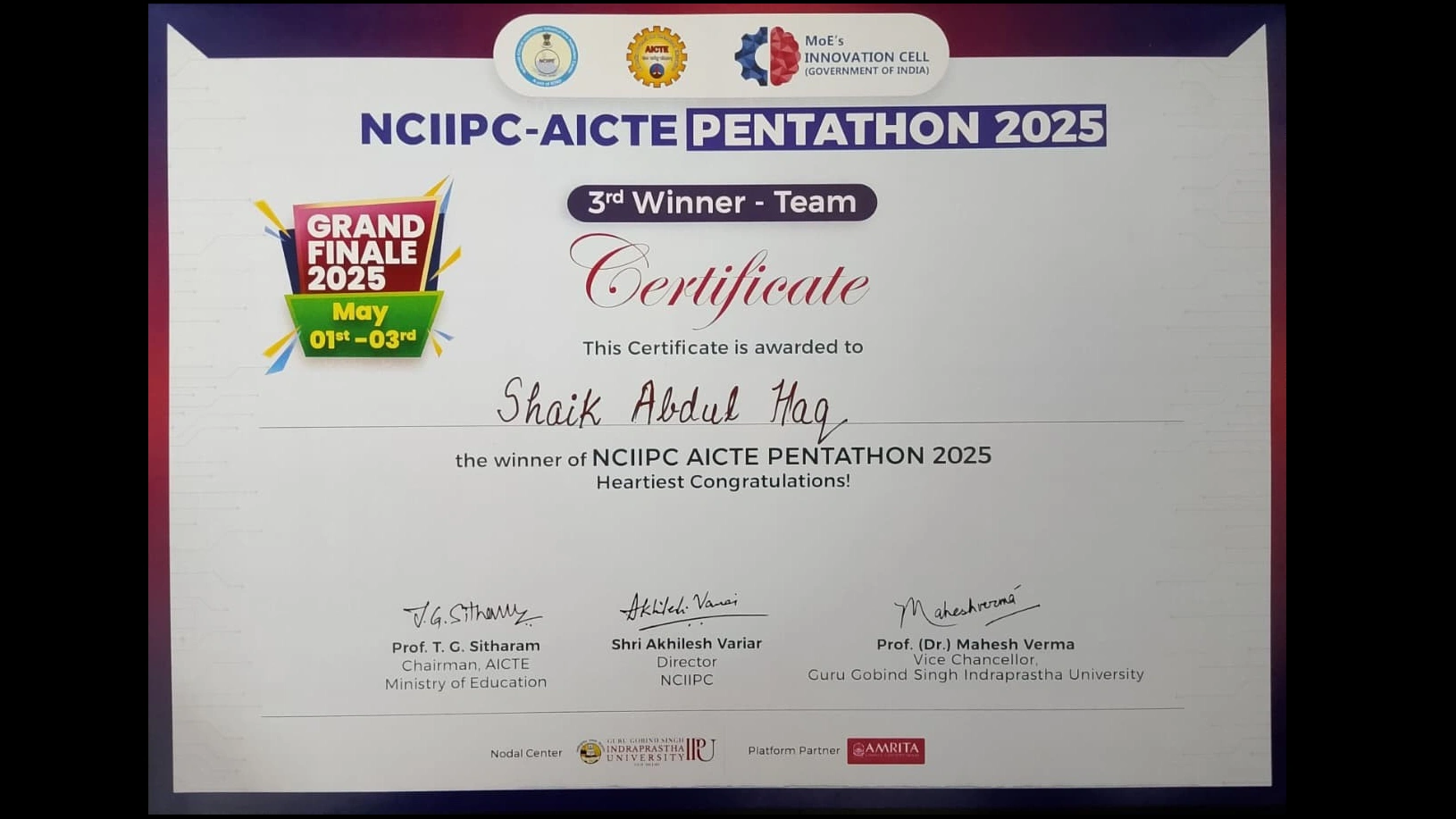 Pentathon 2025